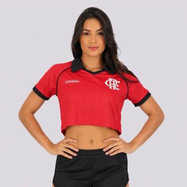Imagem de Cropped Flamengo Rufar Feminino Vermelho - Braziline, G