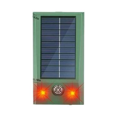 Imagem de Repelente Ultrassônico Solar Para Gatos E Cães Com Luz Flash Vermelha 