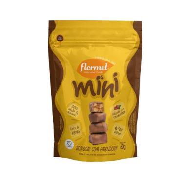 Imagem de Mini Bombom com Amendoim Zero 60g - Flormel