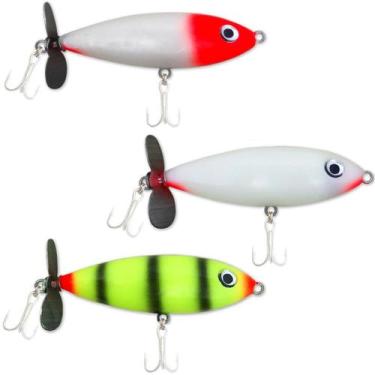 Imagem de Isca Charutinho Hélice KV charuto 7cm Superfície kit 3 unid, 11, 12, A