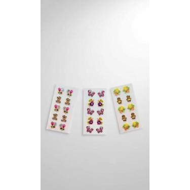 Imagem de 500 Adesivos 3D para Unha com Brilho e Joias - Congratulations Store