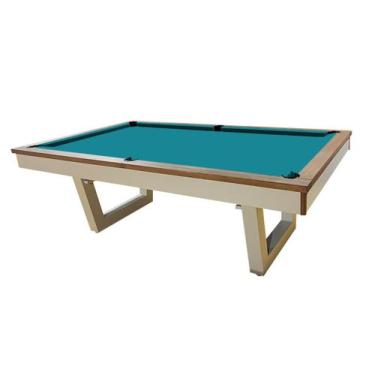 Imagem de Mesa de Sinuca/Bilhar - 2,34x1,34 - Nelson Bilhares, Azul petróleo