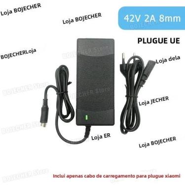 Imagem de Carregador De Bateria De Lítio 42V 2A Adaptador De Energia AC 100-240V