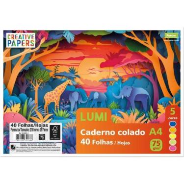 Imagem de Bloco para Educacao Artistica Creative Paper Lumi 40FLS 75G PCT.C/05 -