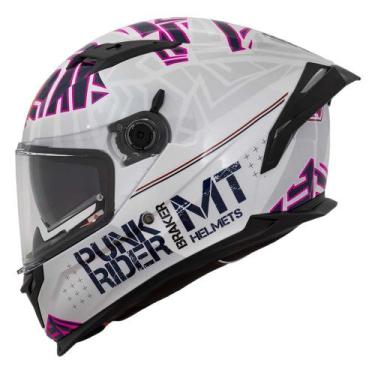 Imagem de Capacete Mt Braker Punk Ride, Branco pearl, 56