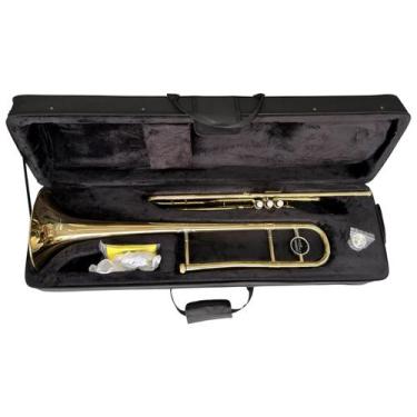 Imagem de Trombone de Pisto Dasons Laqueado em Dó, Laqueado