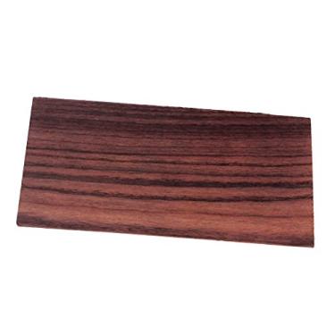 Imagem de F Fityle Peças sobressalentes para guitarra, revestimento de cabeça de jacarandá vermelho, ferramenta de luthier Tonewood