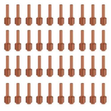 Imagem de KEMAO 40 pçs 220478 pontas de eletrodo de corte plasma adequadas para consumíveis de maçaneta de corte plasma PMX30