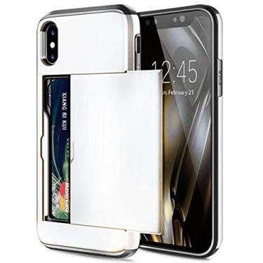 Imagem de Para iPhone 13 12 Mini 11 Pro XS Max XR X Tampa do slot de cartão para iPhone 8 7 6S Plus SE 2 2020 5 5S Case, Branco, iPhone 11Pro Max 6.5