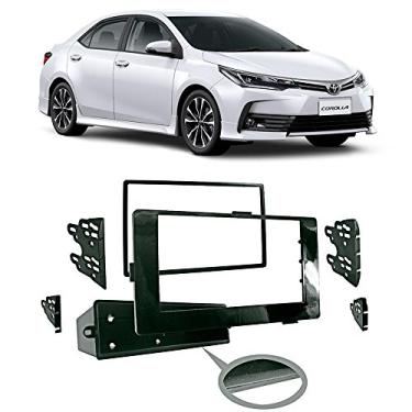 Imagem de Moldura 2 Din 1 Din Corolla 2018 2019 2020 Black Pianno Expex - EPX 327