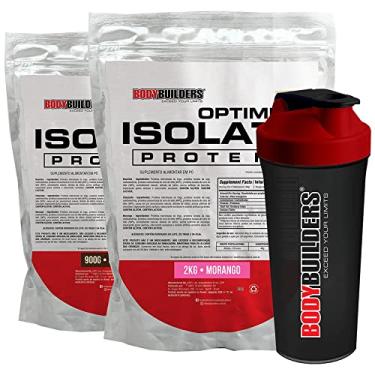 Imagem de Kit Optimum Isolate Whey Protein 2kg + Optimum Isolate Whey Protein 900g + Coqueteleira -Bodybuilders…