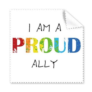 Imagem de LGBT Pano de limpeza com bandeira de arco-íris Proud Ally 5 peças