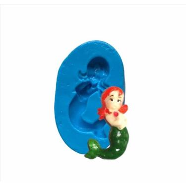 Imagem de Molde De Silicone Sereia, Fundo Do Mar, Resina, Confeitaria, Biscuit Molds Planet