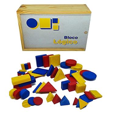 Imagem de Brinquedos Educativos - Bloco Lógico 48 Peças