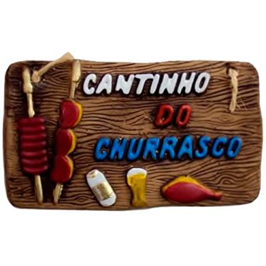 Imagem de Placa de Churrasco Decorativa - Cantinho do Churrasco - Picanha Bbq