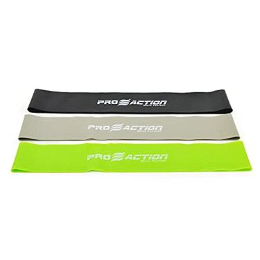 Imagem de Kit Mini Bands Proaction 3 Resistências, Leve, Médio, Forte