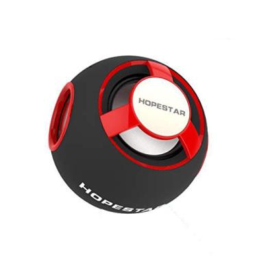 Imagem de HIOD Alto-falante Bluetooth HOPESTAR sem fio alto-falante externo à prova d'água portátil subwoofer Mini suporte TF (Mirco SD) / AUX, vermelho