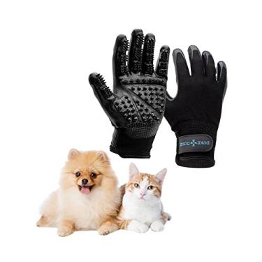 Imagem de Par Luvas Escova Tira Pelos Cães True Touch Duke & Dixie