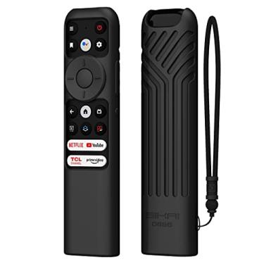 Imagem de Capa de silicone TCL para controle remoto Google TV compatível com TCL Smart TV RC902N FMR1 R646, R754, S546, S546, S356, S356, S356, capa protetora à prova de choque para controle remoto TCL