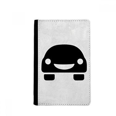 Imagem de Cara sorridente veículos de energia protege o meio ambiente porta passaporte Notecase Burse carteira capa bolsa cartão, Multicolorido.