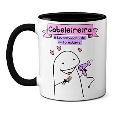 Imagem de Caneca Cabeleireira A Levantadora De Auto Estima Presente (Preta)