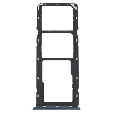 Imagem de Peças de reparo de celulares Para Samsung Galaxy A04 SM-A045F Bandeja de cartão SIM original + bandeja de cartão SIM + bandeja de cartão Micro SD