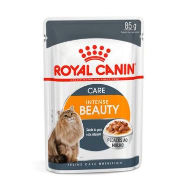 Imagem de Sachê Royal Canin Cat Intense Beauty Para Gatos Adultos 85G