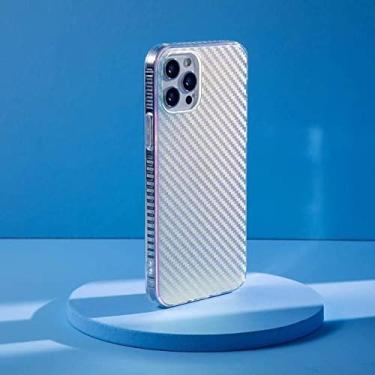 Imagem de Para iPhone 13 Pro Max 3D Transparente Mobile Phone Case para Phone 12 11 Pro Max 7 8 Xr Xsmax Frosted Carbon Fiber Case, 2, para iphone 12ProMax