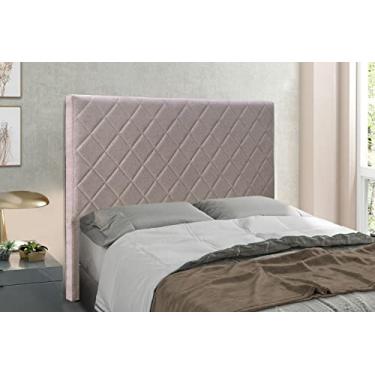 Imagem de Cabeceira Cama Box de Casal Estofada 1,40 M - Esmeralda (Linho, Rústico Natural)