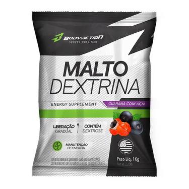 Imagem de Malto Dextrina Body Action 1 Kg Morango - Bodyaction Sports Nutrition