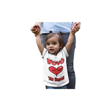 Imagem de Camiseta Vovó Te Amo Dia das Mães Tam. 04 Branca