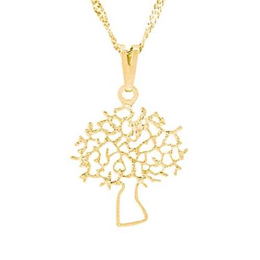 Imagem de Colar Árvore da Vida 18mm - Sunshine Cristais Cor:Ouro