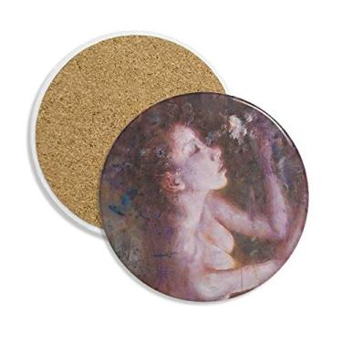 Imagem de E Minor XJJ Caneca porta-copos para pintura a óleo com proteção de mesa Pedra absorvente