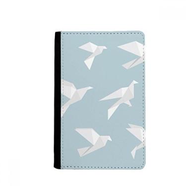 Imagem de Origami Porta passaporte abstrato pombo geométrico porta-cartões Notecase Burse