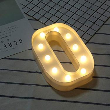Imagem de Número de placa de casa flutuante 3D DIY branco letra de plástico luz LED letreiro alfabeto lâmpada noturna para decoração de ambientes internos e externos