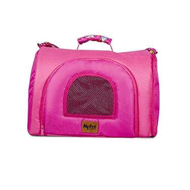 Imagem de MY PET BRASIL Bolsa Luxo Transporte Para Cachorros M Bolsa Para Pet Lavável E Confortável Cama Para Cães Rosa