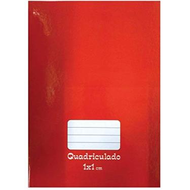 Imagem de Caderno Quadriculado Universitário 1x1cm, Pacote com 5 Cadernos, Capas Sortidas, Tamoio