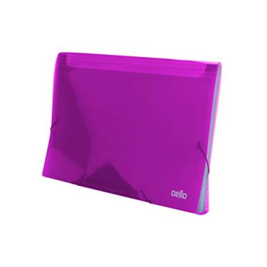 Imagem de Pasta Sanfonada Plástica, Dello 6079.Q.0012, Rosa, 1 Unidade