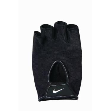 Imagem de Nike Luvas femininas de treinamento fundamental II (preto/branco, grande)