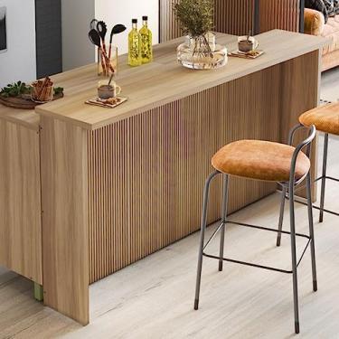 Imagem de Painel Ilha Canelado 200cm 100% Mdf Nature