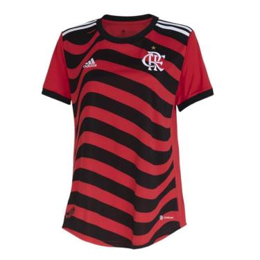 Imagem de Camisa Adidas Flamengo III 22/23 Torcedor Feminina HD3790