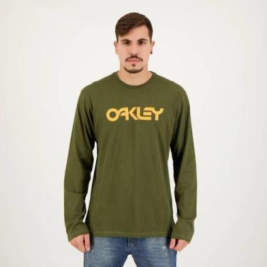 Imagem de Camiseta Oakley Mark T Manga Longa Verde