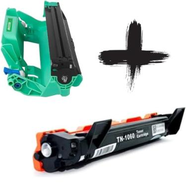 Imagem de KIT TONER tn1060 + Cartucho de Cilindro e Compatível DR1060 para impressora Brother HL1212W DCP1617 DCP1617NW