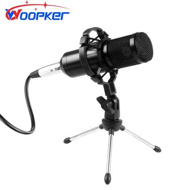 Imagem de Woopker profissional microfone condensador bm 800 mic kit com montagem de choque e tripé bm800
