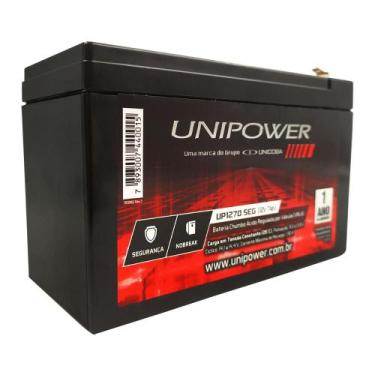Imagem de Bateria Selada 12V/7A Up1270seg Unipower