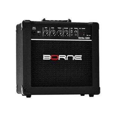 Imagem de Amplificador Borne Strike G30 Transistor Para Guitarra De 15w Cor Preto 110v/220v