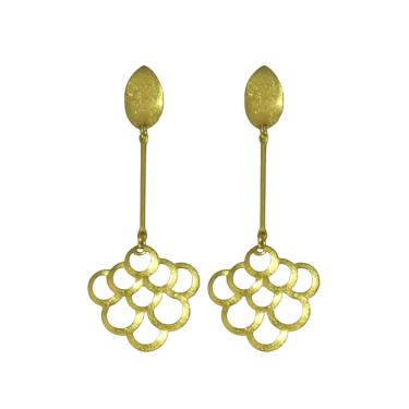 Imagem de Brinco de Festa Diamantado - Banhado em Ouro 18k
