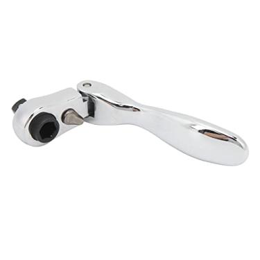 Imagem de Chave catraca, chave inglesa, ferramenta de reparo de cabeças duplas, chave giratória em ambos os sentidos, chave de soquete