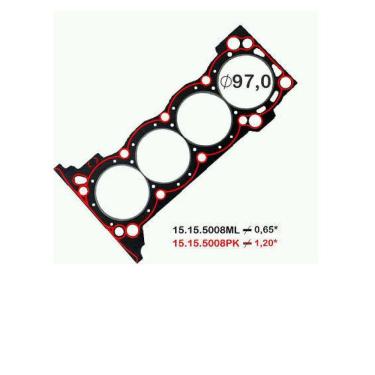 Imagem de Junta Cabeçote Fibra Toyota Hilux SW4 2.7 16V 2TR-FE