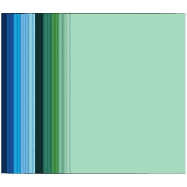 Imagem de Cartolina colorida azul e verde, papel de arte Kraft, 36 kg/230 g/m2 para confecção de cartões, álbuns, impressão, quilling e artesanato, faça você mesmo, 10 tons, 100 folhas, 10 folhas de cada cor